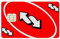 UNO Reverse Rot Kreditkarten Aufkleber, EC Karten Aufkleber, Rot UNO Reverse Credit Card Skin Cover Sticker (Großer Chip)