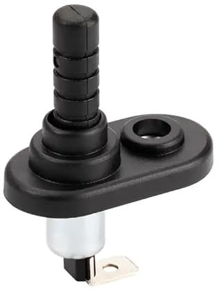 Contacto para puerta de coche, 20 A, 12 V, encendido y apagado, pasador de retorno de muelle, pulsador, abridor, interruptor de contacto de puerta universal, contacto masa con tapa de goma