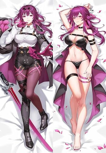 Body Kissenbezug Kissenhülle for Anime Mädchen Hentai Otaku Anime Pillowcase Umarmungskissen Bezug Zierkissenbezug Sexy Ahegao Ecchi Etchi Lewd Doppelseitige Dekorative Dekokissen