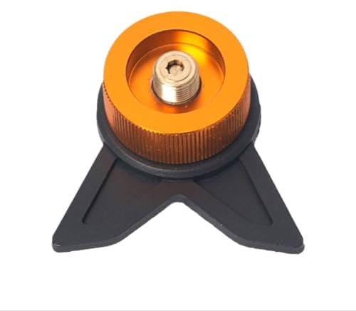 Butane Fuel Canister Adapter for Camping Grill and Stove, Convert Butane Connector for Backpacking