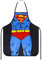 TOPWAYS Novelty Funny Apron, Kitchen Chef BBQ Baking Aprons for Men, Cooking Sexy Aprons Pinafore for Women, Prank Dress Joker Pinny Bib Secret Santa Funny Gifts (Superman)