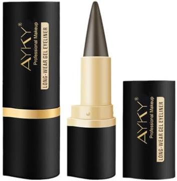 Matte Schnell Trocknender Eyeliner,Schnell trocknendes,wasserfestes,wischfestes Make-up,Eyeliner Pencil Long Lasting - perfekt für Smokey Eyes Make-up,Schwarzer Eyeliner Stift Gel (03#)