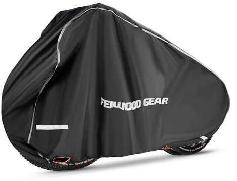 FEIWOOD GEAR Fahrradabdeckung für den Transport auf dem Gepäckträger, zusätzliche Gewebeverstärkung am Lenker & Pedalbereich