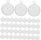 Anneome 50pcs16mm Ohrclip Tray Ohrclips Zubehör DIY Ohrclips Tray DIY Ohrclips Zubehör