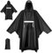 KTUEOV Regenponcho Herren Wasserdicht, Leichter & Wiederverwendbar Regencape mit Kapuze Taschen 3 in 1 Multifunktional Regenmantel Damen Regen Poncho für Fahrrad Wandern, Camping, Picknick, Angeln