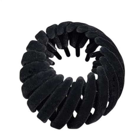 Tyinerc Nid d'oiseau Magique Barrette à cheveux en velours extensible en forme de nid d'oiseau pour cheveux fins et épais