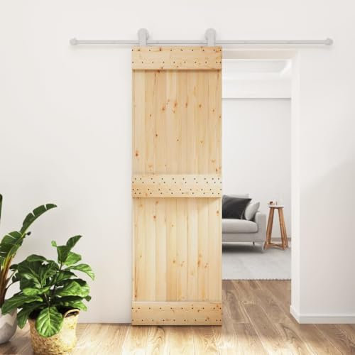 Furniture Select, porta scorrevole con set di ferramenta, 70 x 210 cm, in legno di pino massiccio