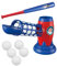 Veasbuu Baseball Pitching Machine, T-Ball Set for Kids, Baseball & Tennis Pitching Machine, Toy Baseball Pitching Machine, Outdoor Sport Toy for Kids, Kids Baseball Machine with Balls