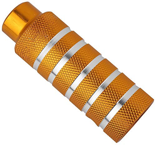 Culnflun Repose-Pieds en métal Robuste pour vélo, Accessoires de vélo pour Cascades arrière (Or)