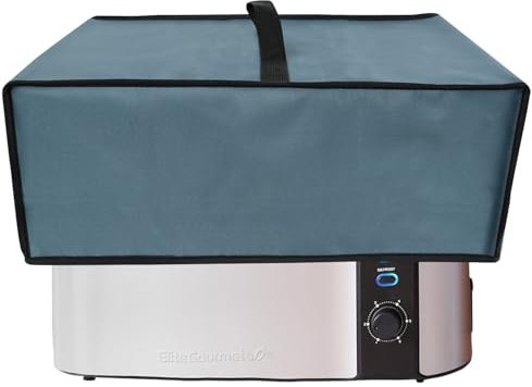 NUENSS-ROR Toaster Cover Waterproof Heat-Resistant Dustproof Protective Case Heavy Duty Cover for Mueller UltraToast Toaster 4 Slice MT-110ss/Elite Gourmet ECT-3100 Long Slot 4 Slice