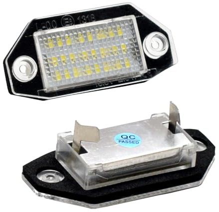 2 Stück Kennzeichenleuchte Rücklicht für Ford Mondeo MKIII4/5D 2000-2007 hintere Nummernschildleuchte Lampen