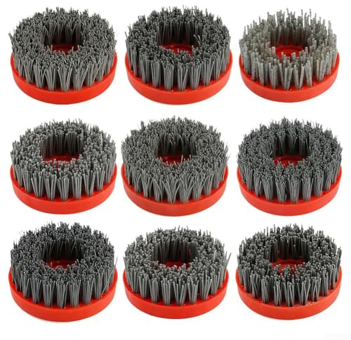 4 Inch Nylon Brush for Grinding and Polishing of Granite, Marble, and Concrete, Rust and Paint Remover (3000 grit)