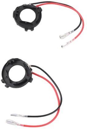 Tbest H7 LED-Scheinwerfer-Adapter-Halterung, Premium-Kunststoff, Langlebig, Autolampen-Installationsset für MK7