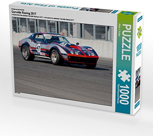 CALVENDO Puzzle EIN Motiv aus dem Kalender Corvette Racing 2017 | 1000 Teile Lege-Größe 64 x 48 cm Foto-Puzzle für glückliche Stunden