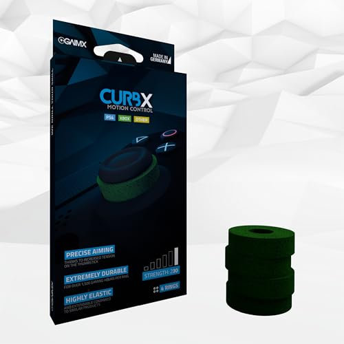 GAIMX® CURBX 230 Motion Control – Aiming Zielhilfe Aim Optimierung für Playstation 4 5 PS4 PS5 Xbox Xone Controller Zubehör Thumbstick Dämpfung (Stärke 230)