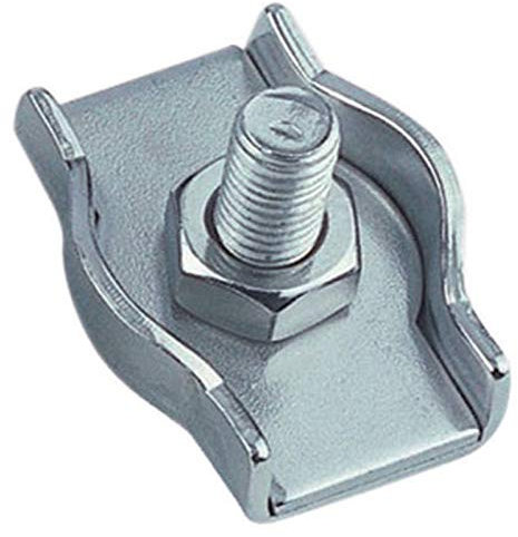 HAMBURGER TAUWERK-FABRIK EST. 1901 Simplex - Seilklemme Drahtseilklemme Edelstahl V4A INOX Drahtseil Seilklemme Klemme 2mm - 10 Stück