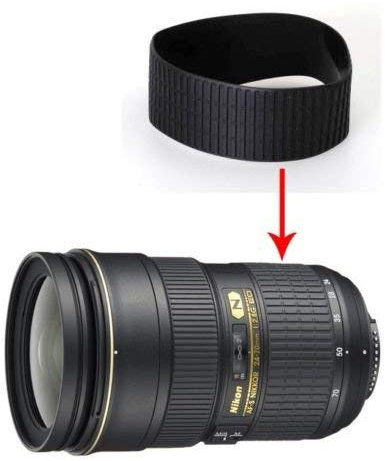 Obiettivo Zoom messa a fuoco o anello di gomma grip per Nikon AF-S 24 – 70 mm f/2.8g