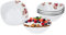 Van Well Rosentraum 6er Müslischüssel Set I Porzellan Schüsseln für Vorspeisen Suppe & Salat I Edle Dessertschalen mit Rosenblüten-Dekor I Frühstücksschale 350ml I Snackschalen Set
