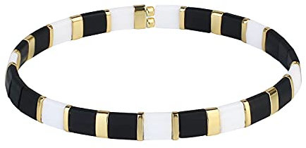 KELITCH Tila Perlen Armband Bunte Stretch Armband Miyuki Armbänder Regenbogen Kette Armbänder Für Damen
