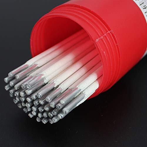 PYouo-Soudure Électrodes de soudage d'arc en aluminium, E1100 / E4043 / E3003 / E5183, Matériaux de soudage (Diameter : 3.2mm x 350mm 5pcs, Material : E1100)