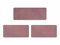 Primaflor Bettumrandung Teppich 3 Teilig - Manila - Mauve - Set aus 2 Stück 67x140 cm und 1 Stück 67x200 cm - Bettvorleger für Schlafzimmer - Kurzflor Teppich-Läufer