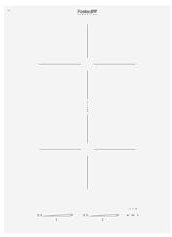 Piano Cottura Induzione 2 Fuochi 38 cm Vetroceramica Bianco - 7341 255