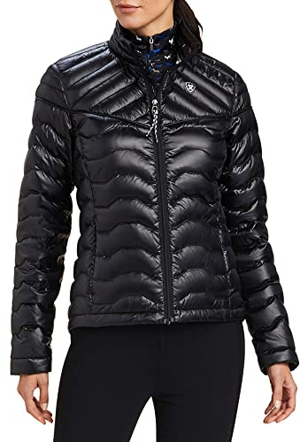 ARIAT Women's Ideal Down Jacket, Ir Black, Size X-Small