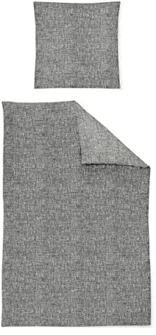 Irisette Edel-Feinbiber Bettwäsche Set Koala 8418 grün 140 x 200 cm + 1 x Kissenbezug 90 x 70 cm