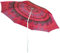 1.9M Garden Parasol Mandala Umbrella Tilt Outdoor Sun Shade Canopy Outdoor Patio (Red)