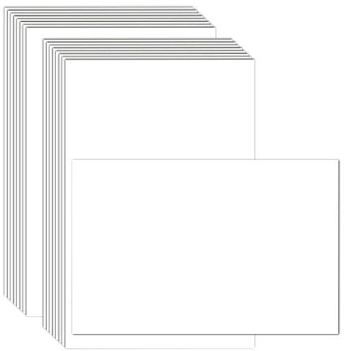 200 Stück Blanko Postkarten: 14.8 x 10 cm Weiße Karteikarten A6 Papier-Karten Set, Blanko Karten zum Selbstgestalten, Mitteilungskarte, Lernkarten für DIY Postkarten Grußkarten