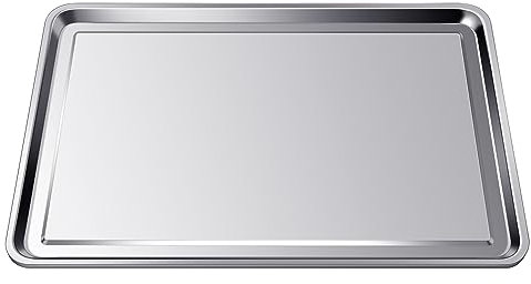 Gisafai 1 Pcs Stainless Steel Oil Drip Pan for Under Car Metal Automotive 35.43 x 23.62 Inch Large Drip Tray Oil Catch Pan Replacement Tray Rust Resistant Motorcycle Keep Floor Clean