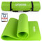 unycos - Gymnastikmatte - Yogamatte Rutschfest【183x60 cm】NBR 15 mm Dicke | Inkl. Tragegurt und E-Book mit Übunge, Sportmatte Ungiftig für Fitness, Pilates & Gym, Home Sport (Grün)
