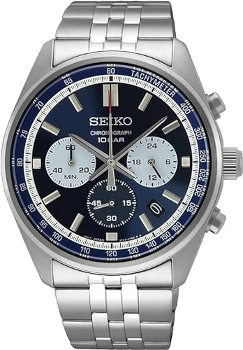 SEIKO Chronograph Quartz Blue Dial Men's Watch SSB427P1
