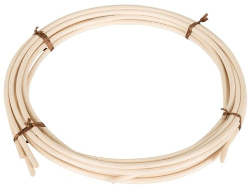 Rouleau de 50 g/rouleau de 5 mm en rotin naturel, canne de réparation pour chaise en osier, panier en osier et projets de bricolage