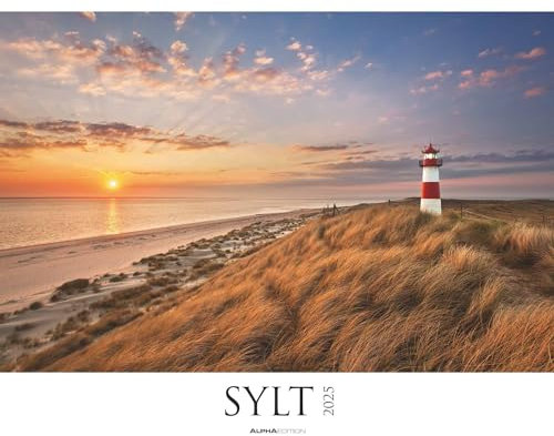 Alpha Edition - Sylt 2025 Bildkalender XXL, 60x50cm, Kalender mit Insel-Einblicke, großflächige Aufnahmen für jeden Monat, Monatsübersicht und internationales Kalendarium