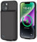 BOANV Battery Case for iPhone 14(1 Pack) 6800mAh, New Upgrade High Capacity Rechargeable Extended Battery Pack Charging Battery Case for iPhone 14 Black