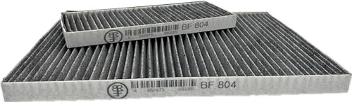 Berfico für Bosch (DWZ0AK0A0), Siemens (LZ10AKA00, LZ11AKI16, LZ11AKB16, LZ11AKV16), Neff (Z51AIA0X0), Constructa & Gaggenau (17000965) / 2 ErsatzfilterAktivkohle-Ersatzfilter