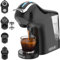 KOTLIE EM-308B 5 in 1 Kaffeemaschine, 3 Temperaturen, 7 Wasserstufen, geeignet für viele Kapselarten,Mit Entkalkungsmodus