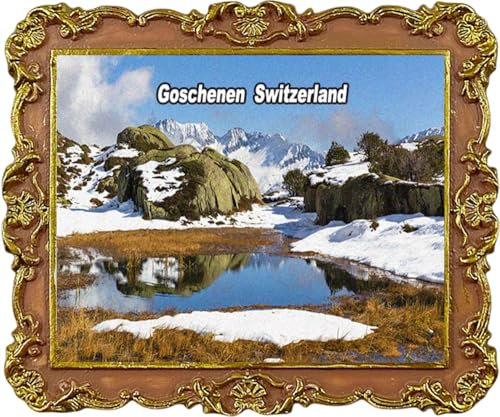 Goschenen Kühlschrankmagnet Schweiz Reise Souvenirs Stadt Sehenswürdigkeiten Kühlschrank Magnet