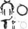 BMX-Felgenbremsset für hinten, U-Bremsen-Set für hinten, komplettes Hinterradbremsset für BMX-Fahrrad, rechte Fahrradbremse mit Kabeln und Bremsbelägen, Felgenbremsset, Fahrrad-Felgenbremssätze