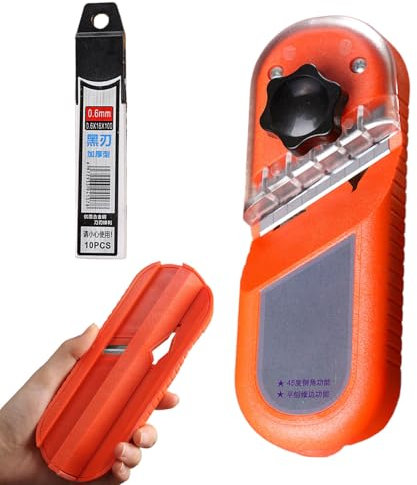 GjnjfdF Cutter À Placo | Rabot À Chanfreiner - Outil Manuel Réglable 45° Et 180° Pour Biseautage, Finition Des Joints Et Rénovation Domestique, Fournitures Menuiserie