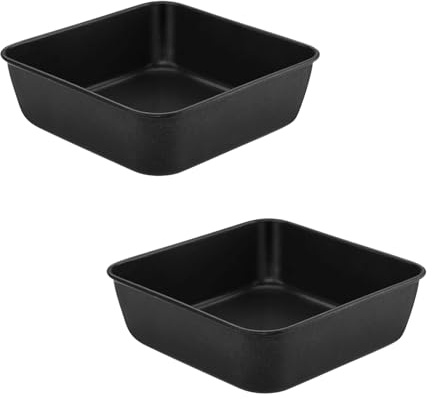 HOPEYMY26 2 Pezzi Teglie Forno Pirofila da Forno Placca Teglia Acciaio Inox Lasagnera sa Sano e Facile da Pulire, Ottimo per Torte, Brownies, Muffin e Altro Ancora