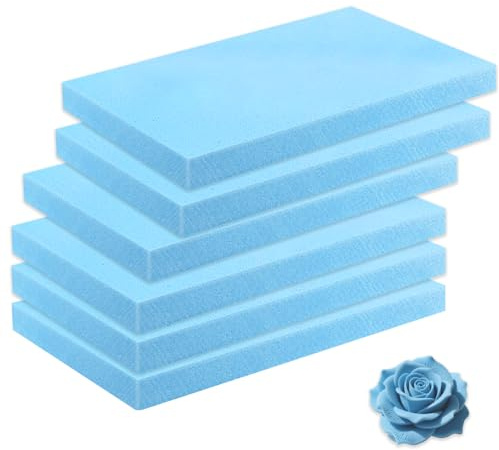 6 Stück Schaumstoffplatten, Styroporplatten Styrodur 20mm, Styroporplatte, XPS Platten, hartschaumplatte, Foam board, Hochdichte Schaumstoffplatte für DIY, Modellbau, Diorama, Handwerk, (30X20X2CM)