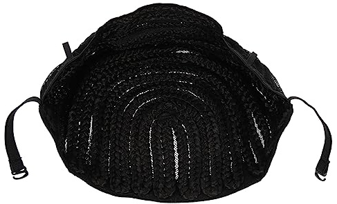 VALICLUD Cornrows Perücke Haubenliners für Frauen Mädchen Atmungsaktive Schweißbeständige Perückenkappe aus Chemiefaser Schwarze Stretch Haarnetz Unterziehhaube