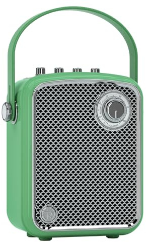 Retro Decorative Bluetooth Speaker Portable Wireless Big Powerful Deep Bass Loud Sound Vintage Decor Cute Fashion Speakers with Subwoofer DSP Support TWS for Home Desk shelf nightstand Party Outdoor
