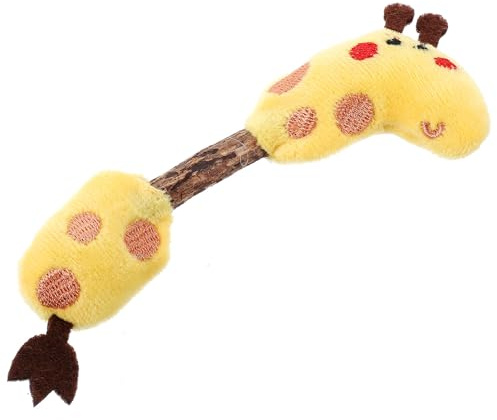 HOOWIFFY Jouet interactif pour Chats en Peluche Bâton en Actinidia Polygama, Forme ludique, pour mâcher et divertir Votre Animal de Compagnie