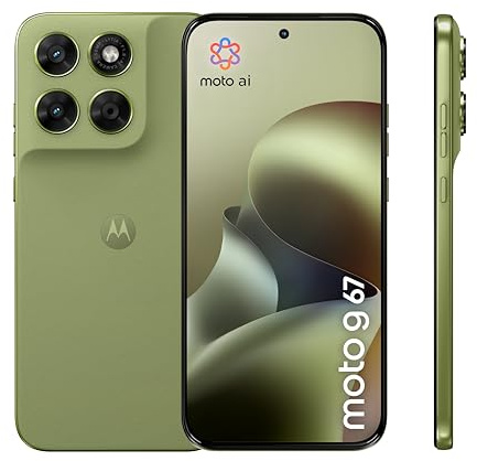 Motorola moto g67 (8/256GB, Fotocamera 50MP+8MP+flicker sensor, Display 6.78 Extreme AMOLED 120Hz, 5100mAh, MediaTek Dimensity 6300, Android 16), PANTONE Nile