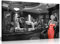 Kunstdruck auf Leinwand: Marilyn Monroe, Elvis Presley, James Dean, schwarz/weiß/rot, schwarz / rot / weiß, A1 76x51 cm (30x20in)