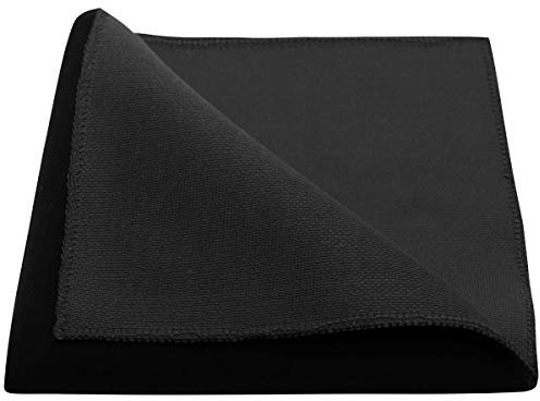 King & Priory Einstecktuch aus Schwarzem Samt