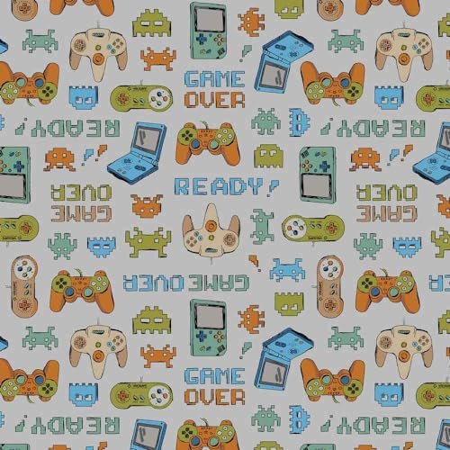 Jersey, Gaming Motive als Meterware zum Nähen, 50 cm
